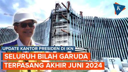 Seluruh Bilah Garuda Kantor Presiden di IKN Terpasang Akhir Juni 2024