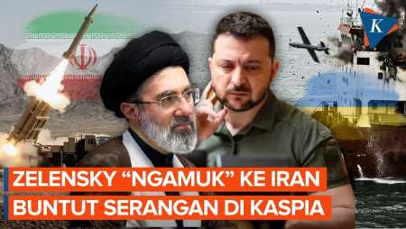 Iran Ancam Balas Ukraina Usai Serangan Di Laut Kaspia, Zelensky "Ngamuk"