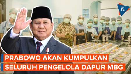 Prabowo Akan Kumpulkan Pengelola Dapur MBG Usai dari AS, Ada Apa?