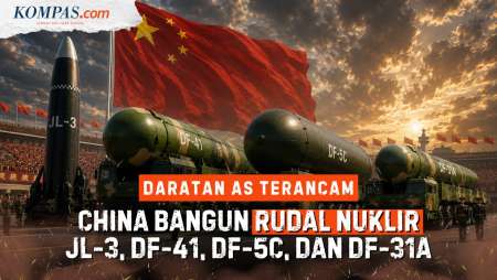 Rudal Nuklir China Siap "Guncang" AS: JL-3, DF-41, DF-5C, Dan DF-31A