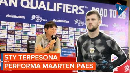 Shin Tae-yong Puji Maarten Paes Usai Laga Timnas Indonesia Vs Australia