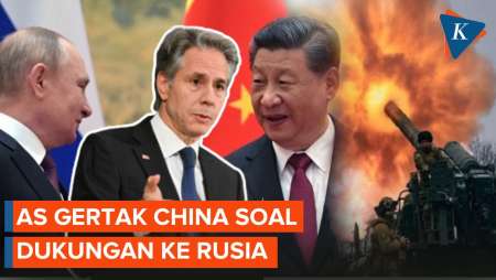 AS Gertak China Berhenti Dukung Rusia dalam Perang di Ukraina