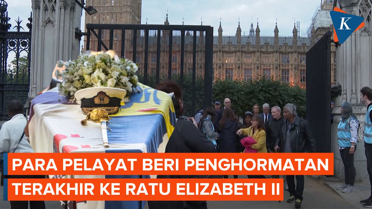 Para Pelayat Terus Berdatangan untuk Memberi Penghormatan Terakhir ke Ratu Elizabeth II