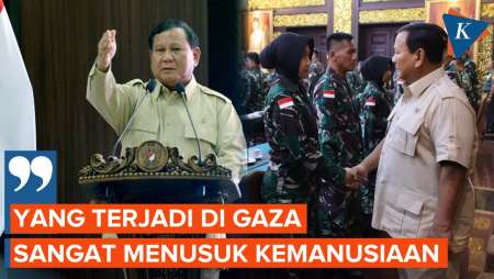 Kirim Nakes TNI untuk Bantu Gaza, Prabowo Singgung Rasa Kemanusiaan