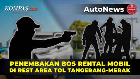 Rekaman Detik-Detik Penembakan Bos Rental Mobil di Rest Area Tol Tangerang-Merak