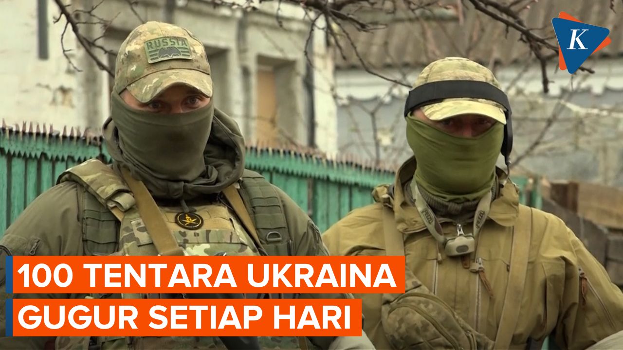 Presiden Ukraina Klaim 100 Tentara Gugur Setiap Hari Lawan Rusia