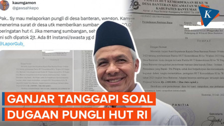 Kata Ganjar soal Dugaan Pungli Berkedok Sumbangan HUT RI di Banyumas