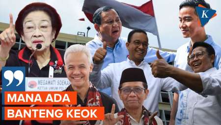 Megawati Yakin Ganjar-Mahfud Menang Satu Putaran, Mana Ada Banteng Keok!