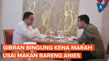 Curhatan Gibran yang Kena Marah usai Sarapan Bareng Anies