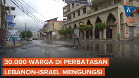 Penampakan Lebanon yang Sepi di Tengah Ketegangan Perbatasan dengan Israel