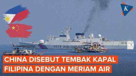 Filipina Tuding China Tembak Kapalnya Dengan Meriam Air di LCS