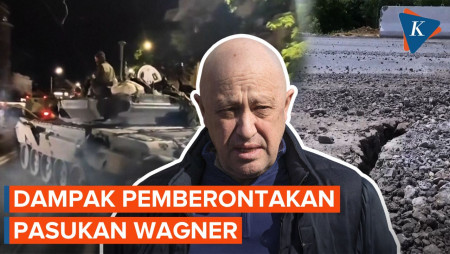 Penampakan Rumah dan Jalanan Rusak Akibat Pemberontakan Grup Wagner