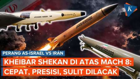 Kheibar Shekan "Rudal Hantu" Iran, dengan Presisi Tinggi dan Hulu Ledak Bermanuver
