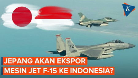 Jepang Pertimbangkan Ekspor Mesin Jet Tempur F-15 Bekas ke Indonesia
