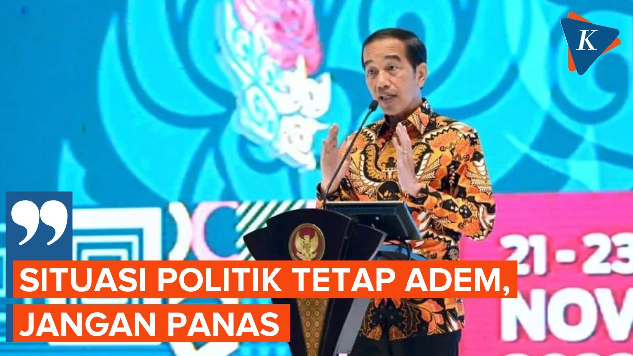 Jokowi Beri Imbauan Capres-Cawapres untuk Jaga Situasi Politik