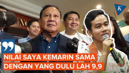 Prabowo Kasih Gibran Nilai 9,9 untuk Performa pada Debat Kemarin