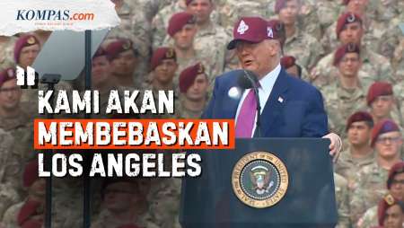 Kerahkan Militer dan Marinir, Trump: Kita Akan Membebaskan Los Angeles