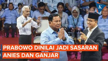 Prabowo Jadi Sasaran Tembak Anies dan Ganjar?