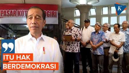 Civitas UGM Rilis Petisi Bulaksumur, Jokowi: Itu Hak Berdemokrasi