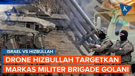 Tepat Sasaran! Serangan Drone Hizbullah Hantam Markas Militer Brigade Golani…