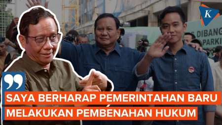 Mahfud MD Harap Prabowo Benahi Hukum di Indonesia