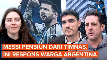 Messi Pensiun dari Timnas, Warga Argentina: Kami Kehilangan Sosok Pemimpin