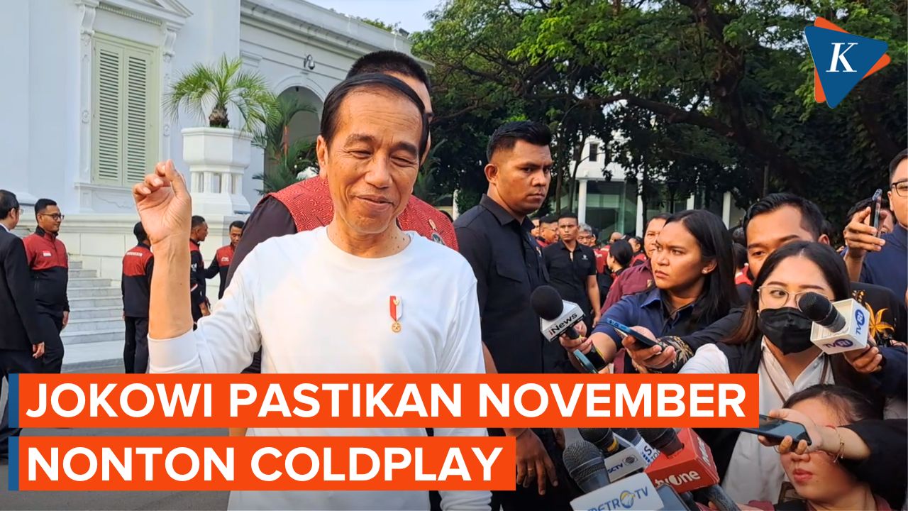 Kantongi Tiket, Jokowi Pastikan Nonton Coldplay Bulan November