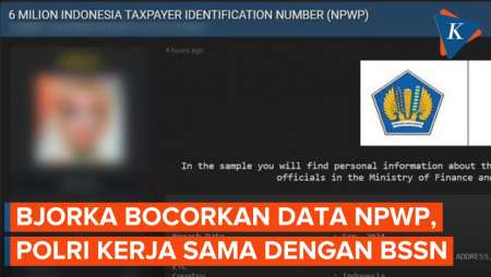 Polri Kerja Sama dengan BSSN, Usut Dugaan Bjorka Bocorkan Data NPWP