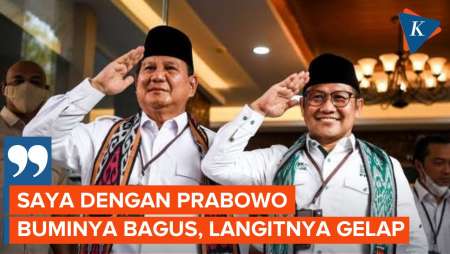 Cak Imin Singgung Kegagalan Berpasangan dengan Prabowo, Lihat Kecocokan Langit-Bumi