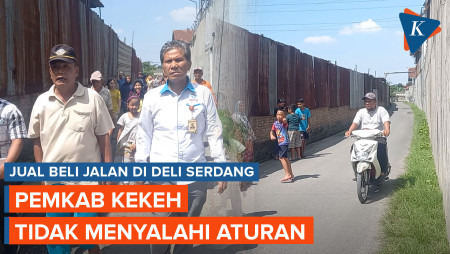 Pemkab Deli Serdang Jual Jalan Umum Rp 1,6 Miliar ke Perusahaan Swasta