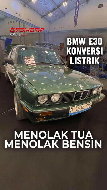 Lihat Langsung Konversi Mobil Listrik BMW E30