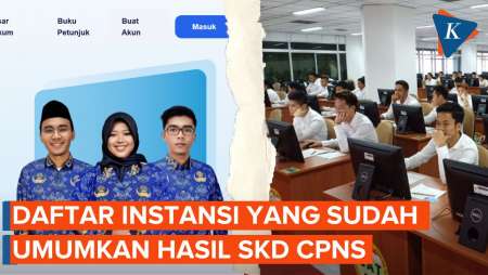 Daftar Instansi Pusat dan Daerah yang Sudah Umumkan Hasil SKD CPNS 2024