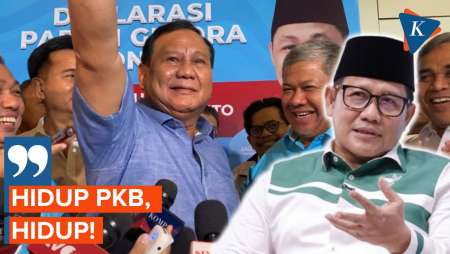 Prabowo Teriak “Hidup PKB” Usai Dideklarasikan Partai Gelora sebagai Capres