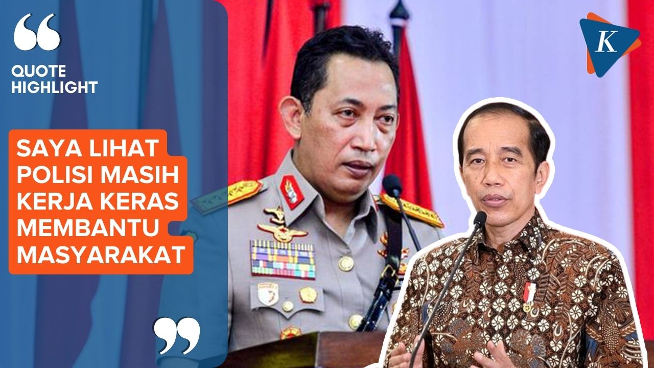 Respons Jokowi saat Ditanya soal Kemungkinan Ganti Kapolri