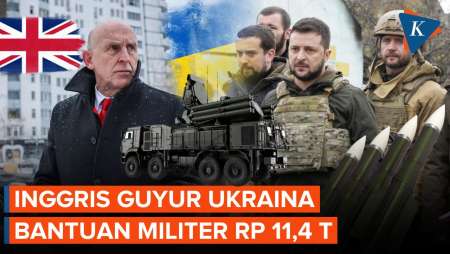Inggris Guyur Ukraina Bantuan Pertahanan Rp 11,4 Triliun