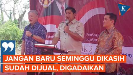 Menteri PKP Maruarar Sirait Peringatkan Rumah Gratis Jangan Dijual