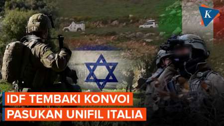 Israel Diduga Tembaki Konvoi UNIFIL Asal Italia Di Lebanon
