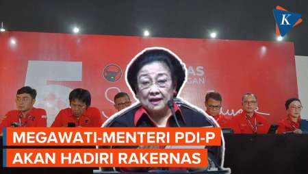 Megawati-Menteri PDI-P Akan Hadiri Rakernas, Bahas Pilkada hingga Sikap Politik Partai