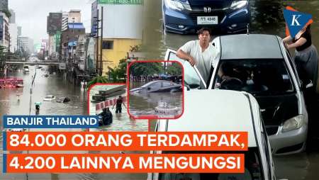 Banjir Parah Melanda Bangkok, 50 Distrik Dinyatakan Zona Darurat