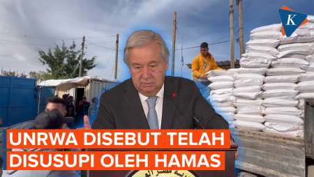 Sekjen PBB Sebut Hamas Menyusup ke UNRWA