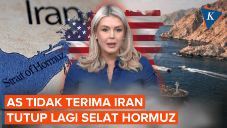 Iran Tutup Lagi Selat Hormuz, AS: Presiden Menuntut Dibuka Kembali!