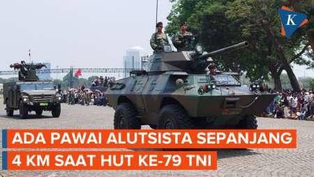 Puncak HUT ke-79 TNI Akan Diwarnai Lomba hingga Kirab Alutsista