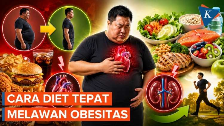 Obesitas Bisa Picu Banyak Penyakit, Begini Cara Diet yang Tepat