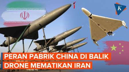 Di Balik Ngerinya Drone Shahed Iran, Ada Peran Pabrik China
