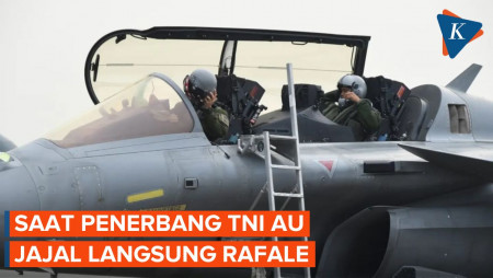 Momen Penerbang TNI AU Jajal Langsung Jet Tempur Rafale di Langit Madiun