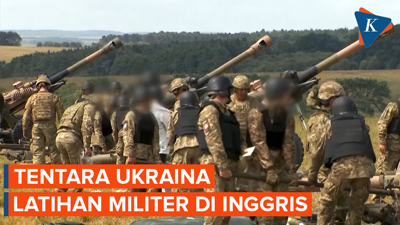 Latihan Militer Tentara Ukraina di Inggris