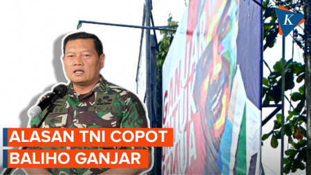 Panglima TNI Yudo Margono Jelaskan soal Baliho Ganjar yang Dicopot…