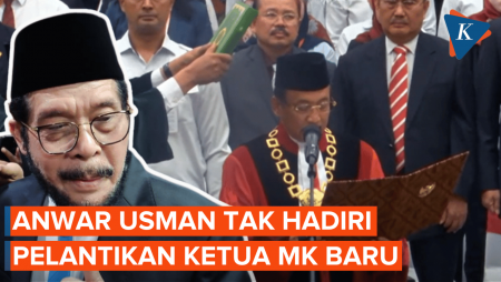 Anwar Usman Tak Hadiri Pelantikan Ketua MK Baru Suhartoyo