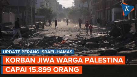 Jumlah Korban Jiwa di Gaza Hampir Tembus 16 Ribu Orang