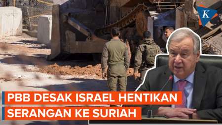 Langgar Kedaulatan, Sekjen PBB Desak Israel Hentikan Serangan ke Suriah